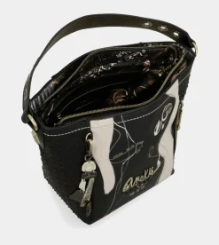 Anekke Nature Shodo Medium Black Handbag Flash Sale