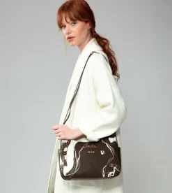 Anekke Nature Shodo Medium Brown Shoulder Bag Outlet