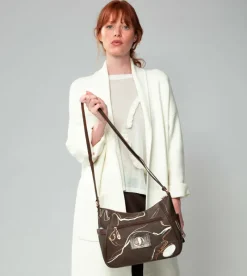 Anekke Nature Shodo Medium Brown Shoulder Bag Outlet