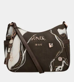 Anekke Nature Shodo Medium Brown Shoulder Bag Outlet