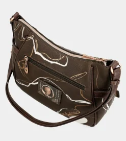 Anekke Nature Shodo Medium Brown Shoulder Bag Outlet