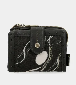 Anekke Nature Shodo Small Black Rfid Wallet Hot