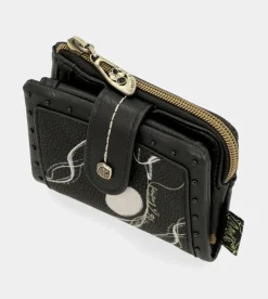 Anekke Nature Shodo Small Black Rfid Wallet Hot