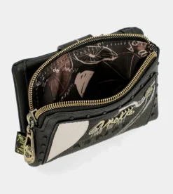 Anekke Nature Shodo Small Black Rfid Wallet Hot