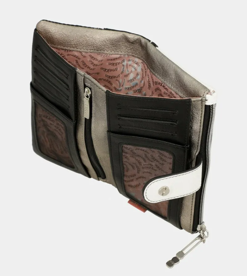 Anekke Nature Sixties Large Rfid Wallet Cheap