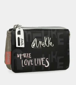 Anekke Nature Sixties Triple-Compartment Coin Purse Best