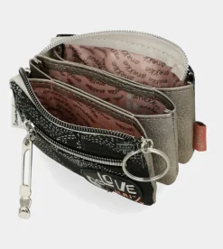 Anekke Nature Sixties Triple-Compartment Coin Purse Best