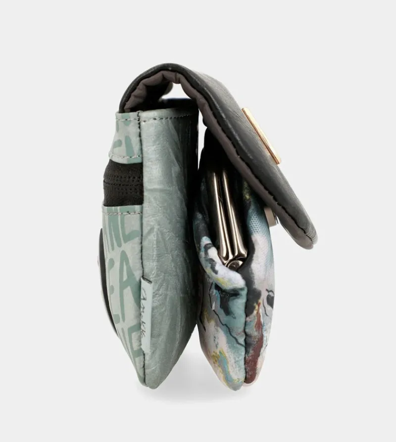 Anekke Nature Woods Coin Purse With Flap Hot