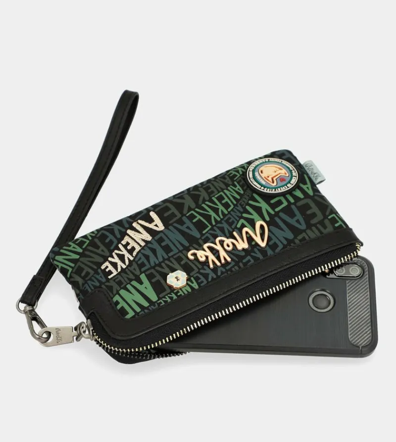 Anekke Nature Woods Coin Purse With Hand Strap Shop