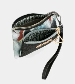 Anekke Nature Woods Wallet Purse With Hand Strap Store