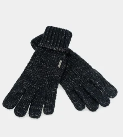 Anekke Navy Blue Logomania Gloves. Flash Sale