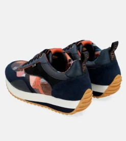 Anekke Navy Blue Palette Patterned Sports Sneakers Outlet