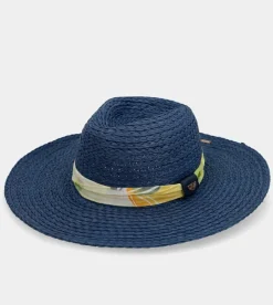 Anekke Navy Blue Raffia Hat Online