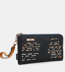 Anekke Navy Blue Rfid Wallet Nature Pachamama New
