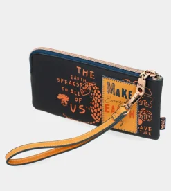 Anekke Navy Blue Rfid Wallet Nature Pachamama New
