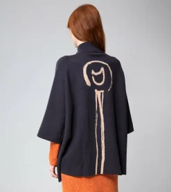 Anekke Navy Blue Shodo Jacket Outlet