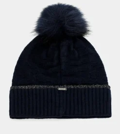 Anekke Navy Blue Shodo Wool Hat Clearance