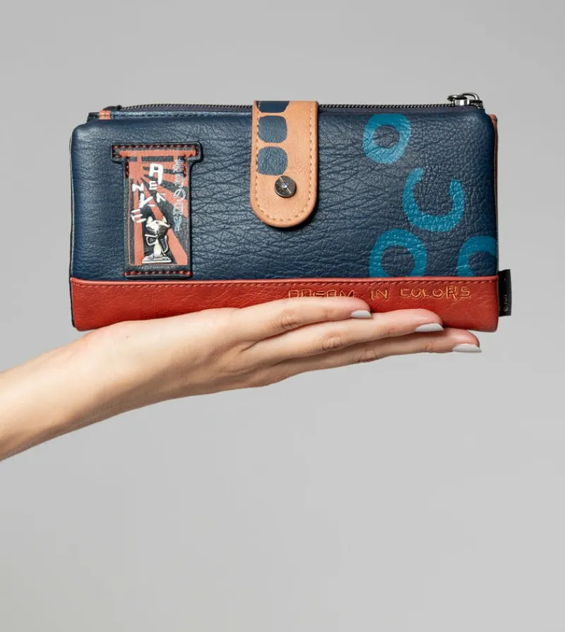Anekke Origami Large Flexible Rfid Wallet Hot