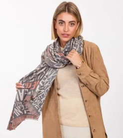 Anekke Pashmina Logo Brown Hot