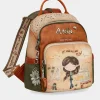 Anekke Peace & Love Camel Anti-Theft Backpack Discount
