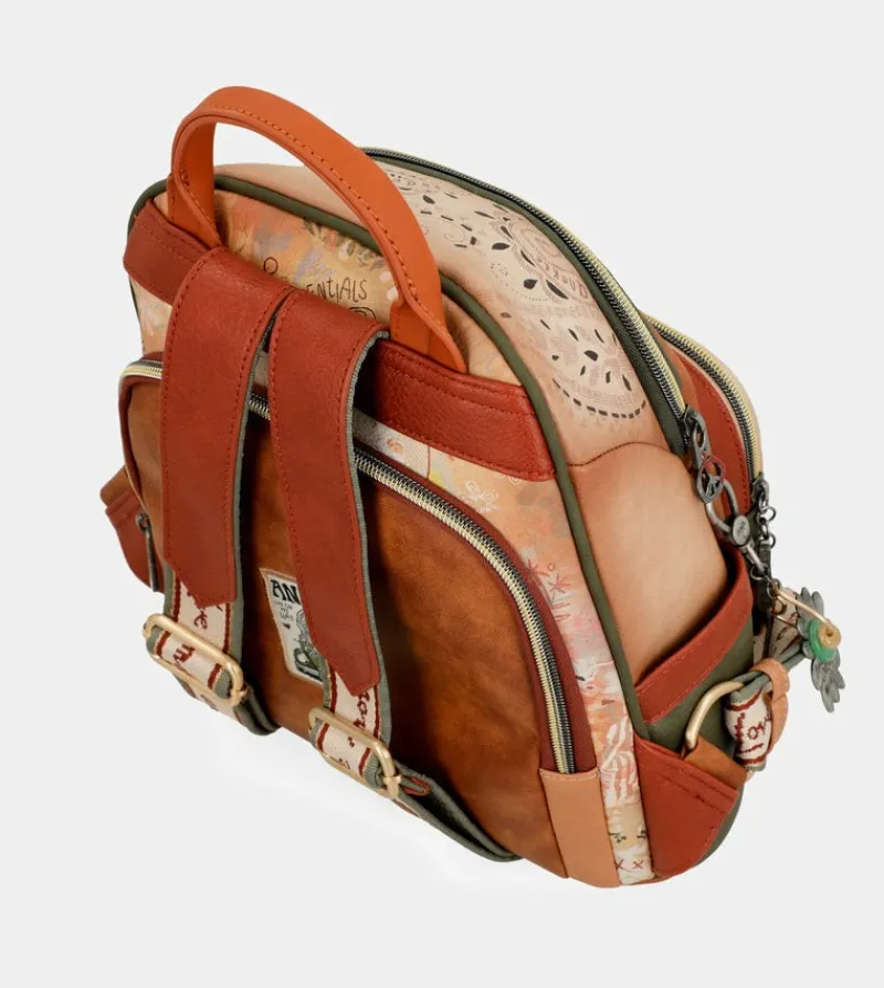 Anekke Peace & Love Camel Anti-Theft Backpack Discount