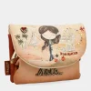 Anekke Peace & Love Camel Coin Purse With Flap Best Sale