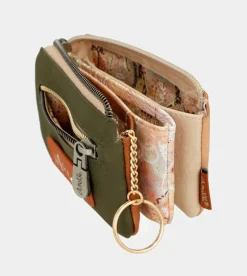 Anekke Peace & Love Camel 3-Compartment Coin Purse Sale