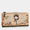 Anekke Peace & Love Camel Large Rfid Wallet Cheap