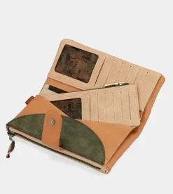 Anekke Peace & Love Camel Large Rfid Wallet Cheap