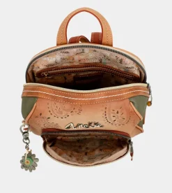 Anekke Peace & Love Camel Medium Backpack Best