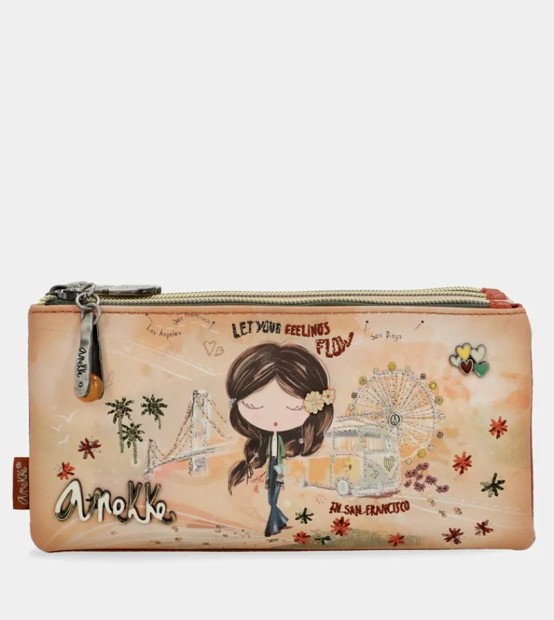 Anekke Peace & Love Camel Pencil Case Outlet