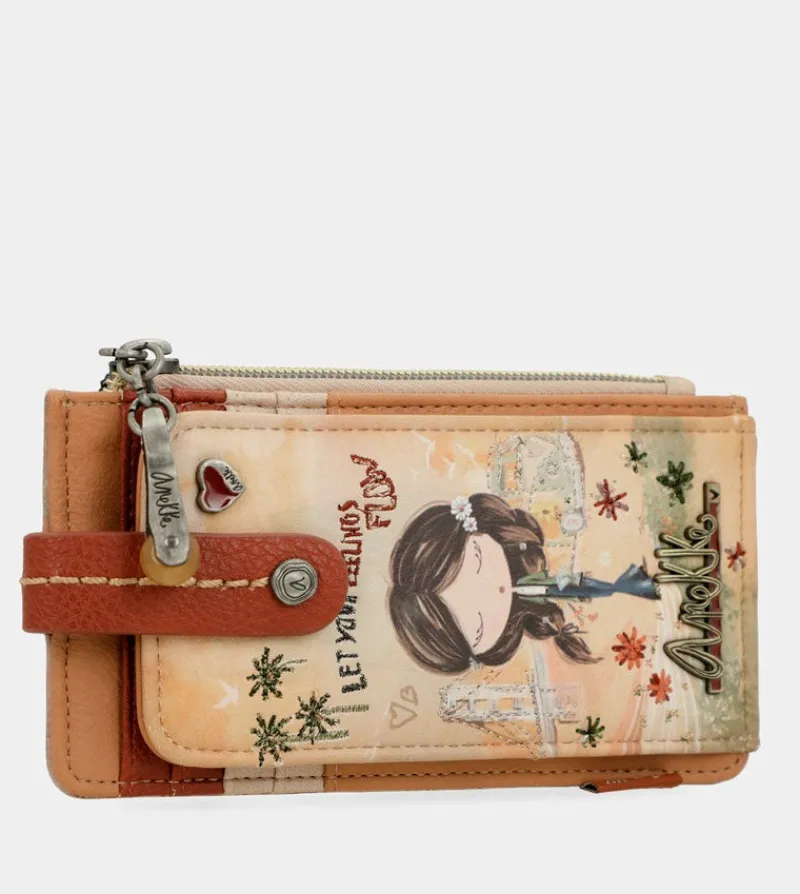 Anekke Peace & Love Camel Rfid Card Holder Shop
