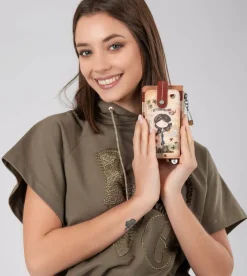 Anekke Peace & Love Camel Rfid Card Holder Shop