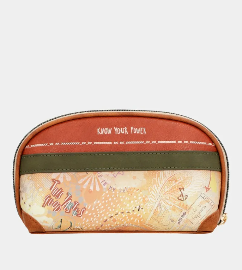 Anekke Peace & Love Camel Rfid Holdall Bag Cheap