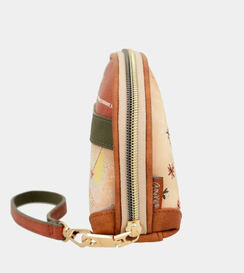 Anekke Peace & Love Camel Rfid Holdall Bag Cheap