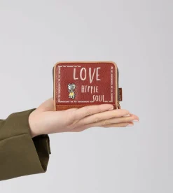 Anekke Peace & Love Camel Rfid Wallet Hot