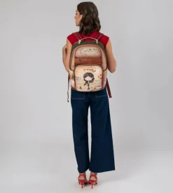Anekke Peace & Love Camel School Backpack Best Sale