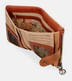 Anekke Peace & Love Camel Small Rfid Wallet Online