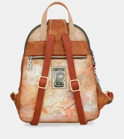Anekke Peace & Love Camel Triple Compartment Backpack Shop