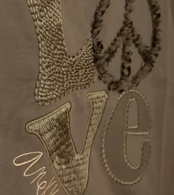 Anekke Peace & Love Green Sleeveless Sweatshirt Clearance