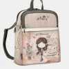 Anekke Peace & Love Pink 2-Compartment Backpack Cheap