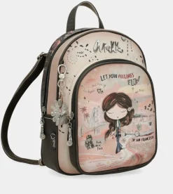 Anekke Peace & Love Pink Medium Backpack Sale