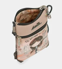 Anekke Peace & Love Pink Mini Crossbody Bag Shop
