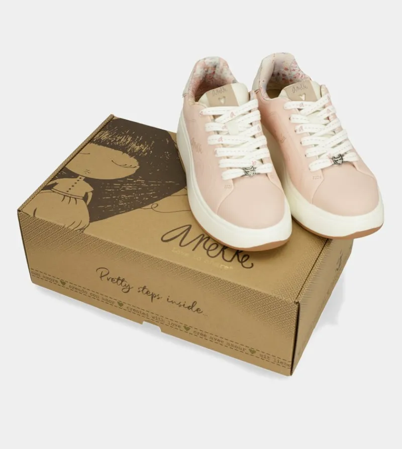 Anekke Peace & Love Pink Sneakers Store