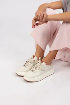 Anekke Peace & Love White Sneakers Flash Sale