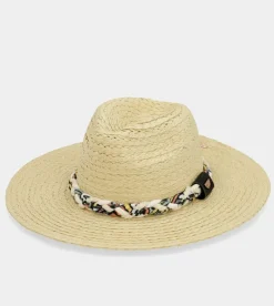 Anekke Raffia Hat, Brown Fashion
