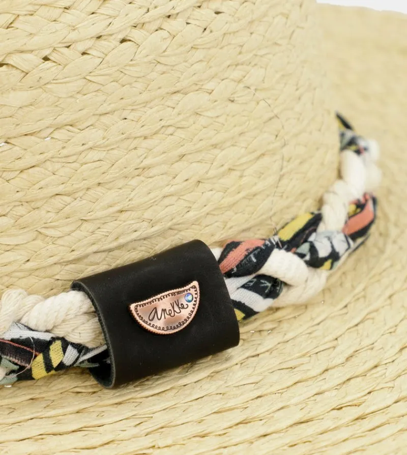 Anekke Raffia Hat, Brown Fashion