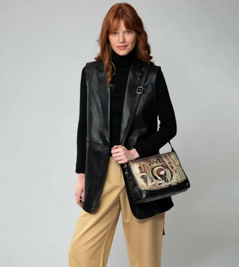 Anekke Shoen 3 Compartments Shoulder Bag Clearance