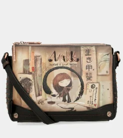 Anekke Shoen 3 Compartments Shoulder Bag Clearance