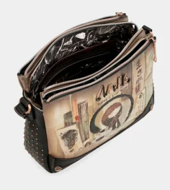 Anekke Shoen 3 Compartments Shoulder Bag Clearance